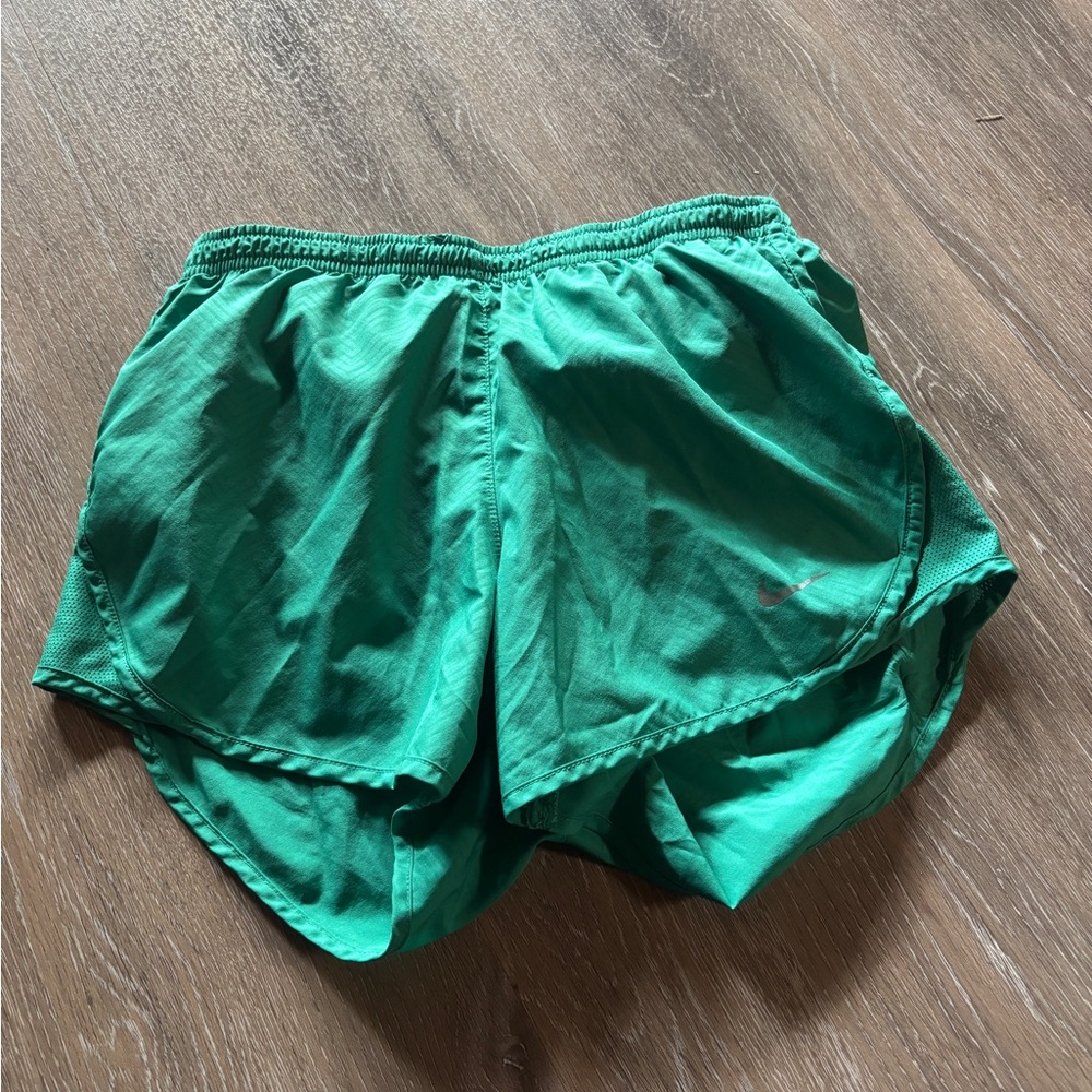 Nike Women’s Teal Green Athletic Shorts - Picture 1 of 4